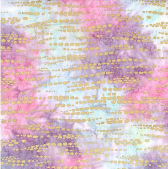 Tropical Batiks Metallics - Glimmer Orchid BTM8513-ORCH-D by Michael Miller