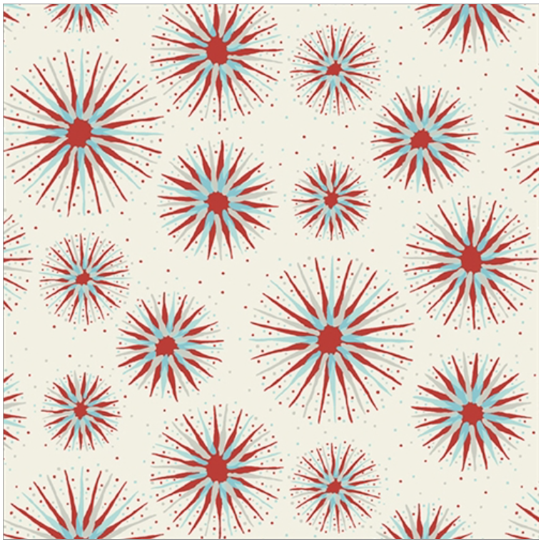Retro Hoho - Pom Poms by Renee Nanneman A 573-L by Andover Fabrics
