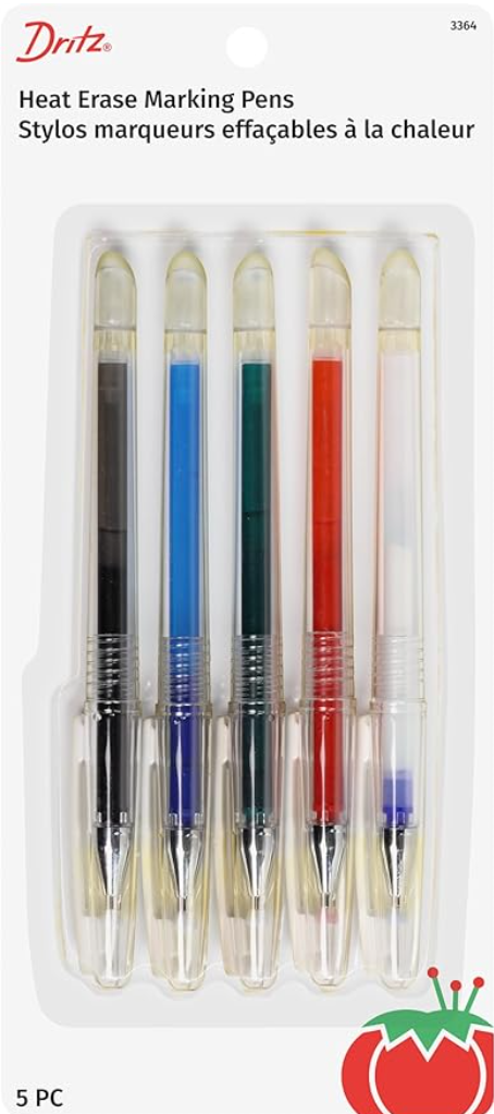 Dritz - Heat Erase Marking Pens - Set of 5