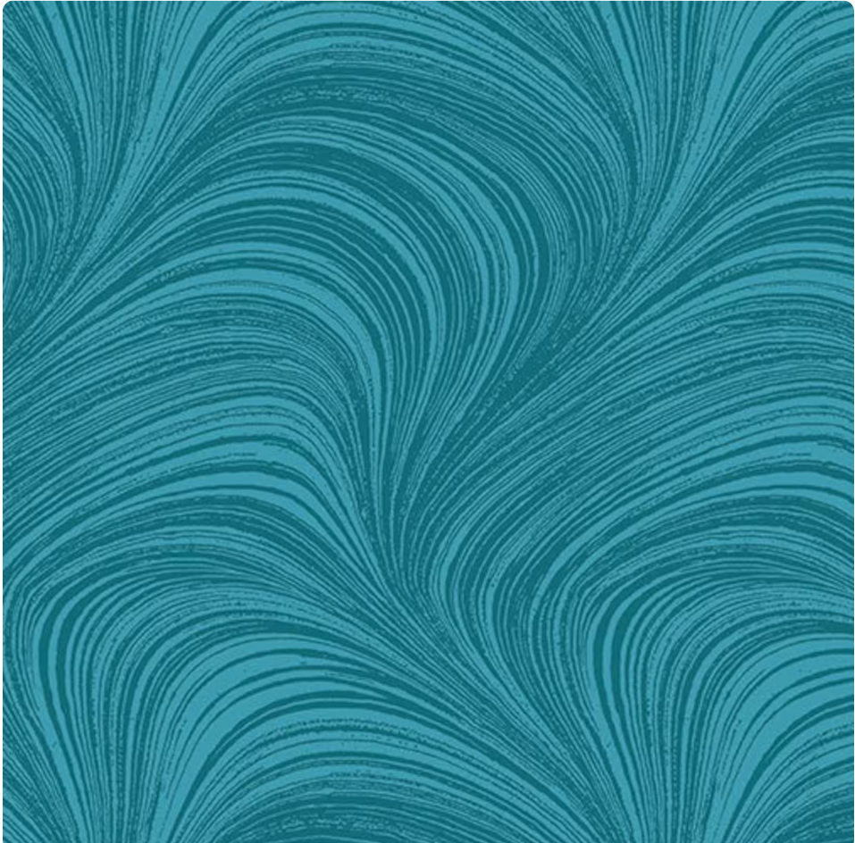 Wave Texture - Turquoise 2966-54 by Benartex