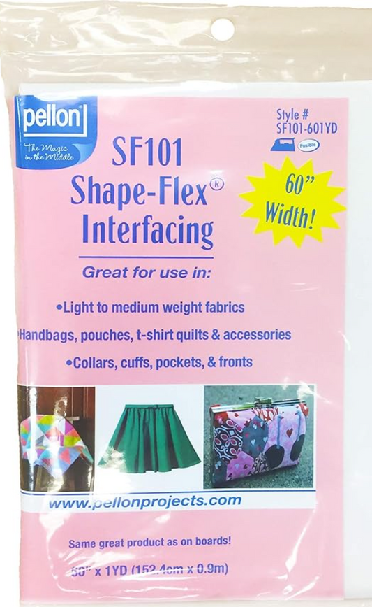 Pellon - SF101 Shape-Flex Interfacing 60" x 1 Yd Pkg