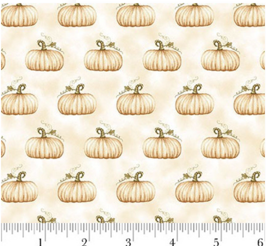 Hello Pumpkin - Small Pumpkins Tans 1891-33 by Henry Glass & Co
