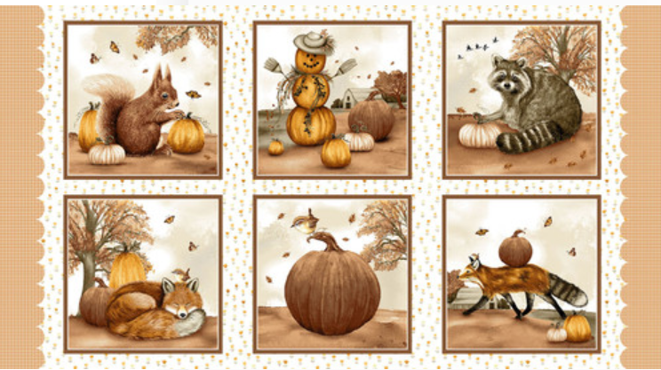 Hello Pumpkin - Little Love Farm 1884-33 Multi by Henry Glass & Co.(136)