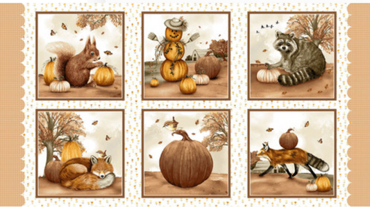 Hello Pumpkin - Little Love Farm 1884-33 Multi by Henry Glass & Co.(136)