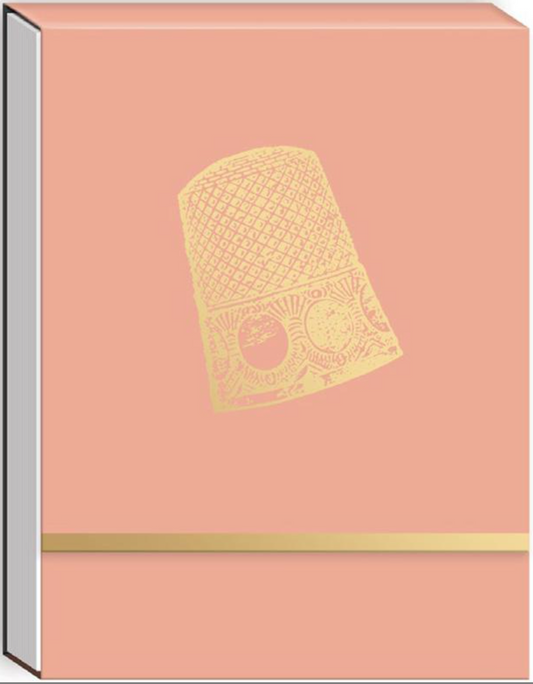 Notepad by MODA "Gold Foil Thimble"