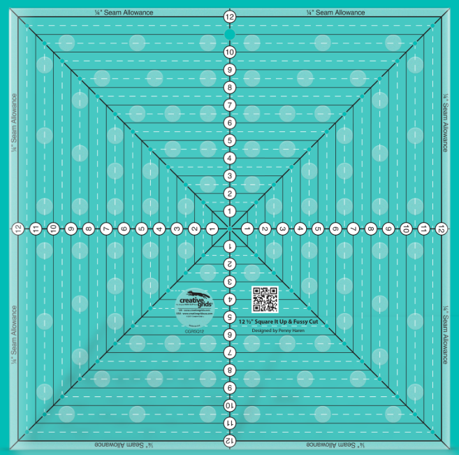 Creative Grids - 12 1/2" x 12 1/2" Square It Up CGRSQ12