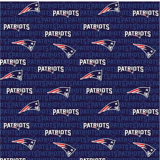NFL New England Patriots - Mini Print Fabric 14500 - 58" Wide by Fabric Traditions