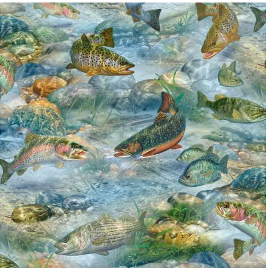 First Catch - Multi First Catch Scenic 10146-475 by Wilmington Prints