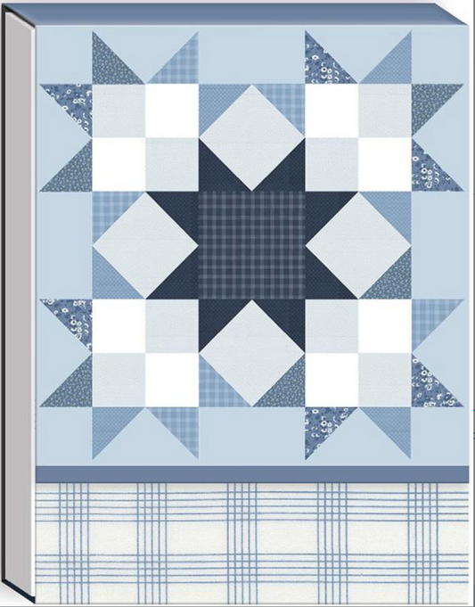 Notepad by MODA - Nantucket Quilt Star Blocks