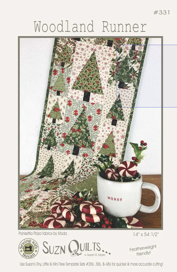 Woodland Runner Pattern by Sewing With Susan