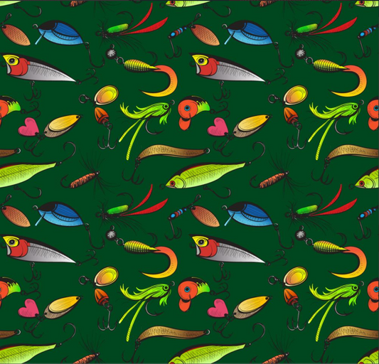 Fishing Lures - Green by MDG
