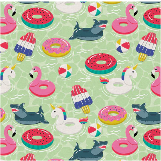 Fun in the Sun - Floaties - Mint by Paintbrush Studio Fabrics