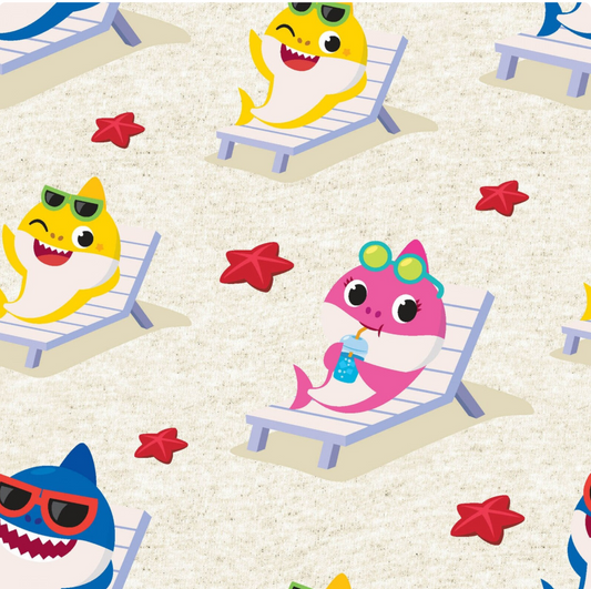 Baby Shark - Starfish Beach - by Springs Creative