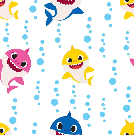Baby Shark - Family Bubble Blast-White - by Springs Creative