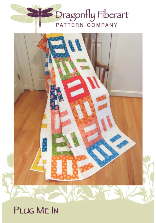 Plug Me In Quilt Pattern by Dragonfly Fiberart Pattern Company ...