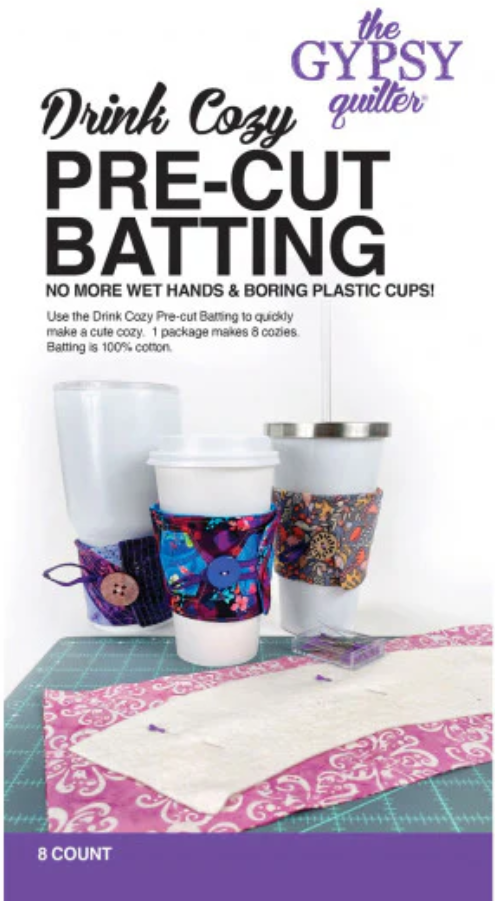 The Gypsy Quilter - Drink Cozy Pre-cut Batting
