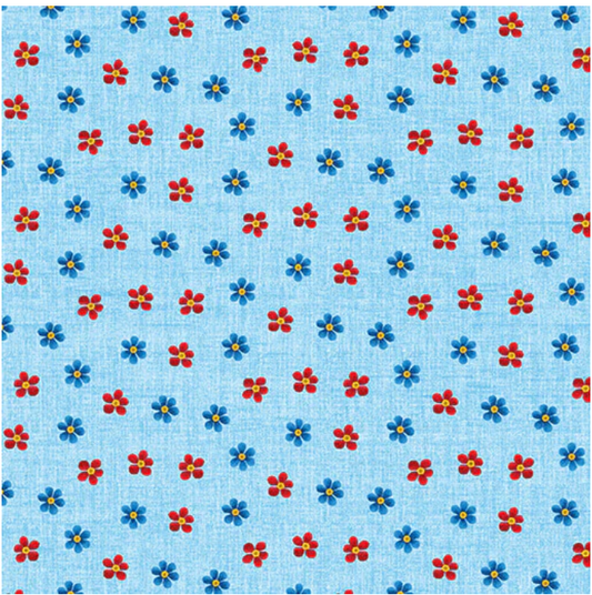 Something to Crow About - Petal Flower Sky 16084-50 by Benartex