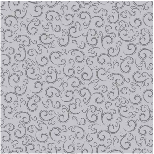 Uncork & Unwind - Celebration Scroll Gray 14543-08 by Benartex