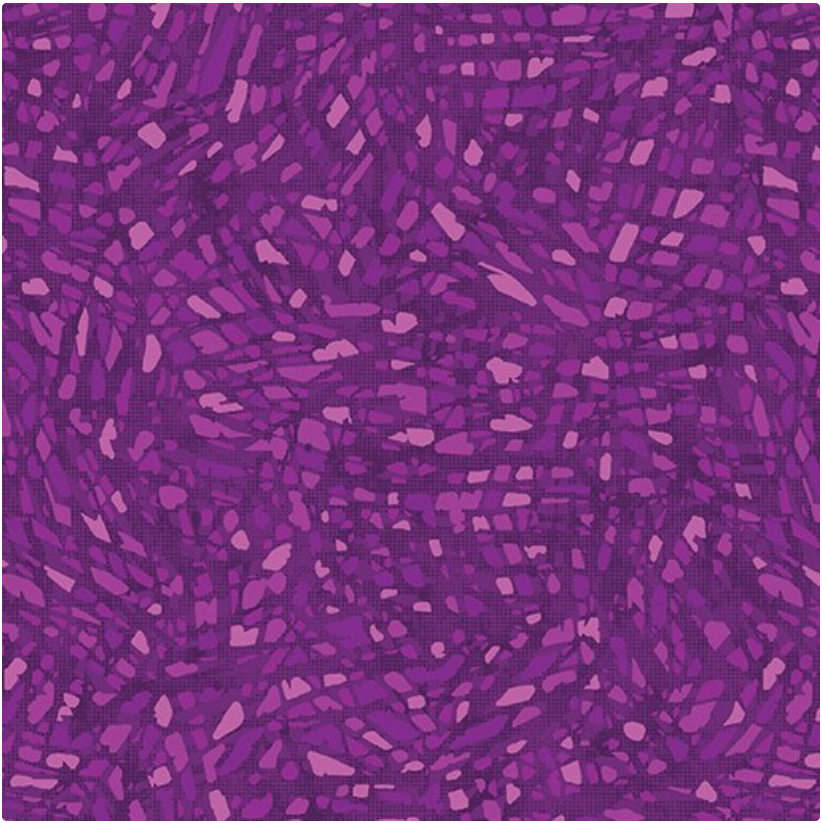 Parrot Habitat - Colour Prism Fuchsia 16183-26 by Benartex