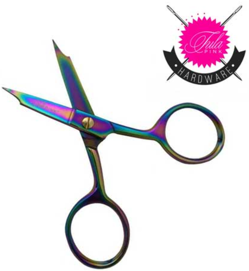 Tula Pink - 4 Inch Large Ring Micro-Tip Scissors