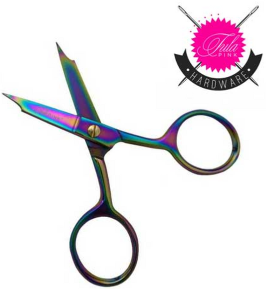 Tula Pink - 4 Inch Large Ring Micro-Tip Scissors