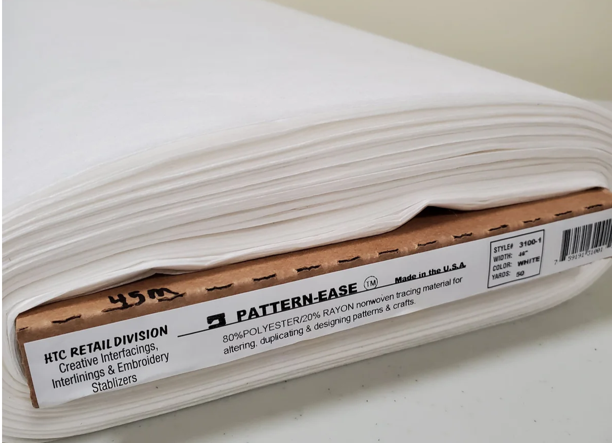 Pattern Ease-Nonwoven Tracing Material for Duplicating & Designing Patterns & Crafts