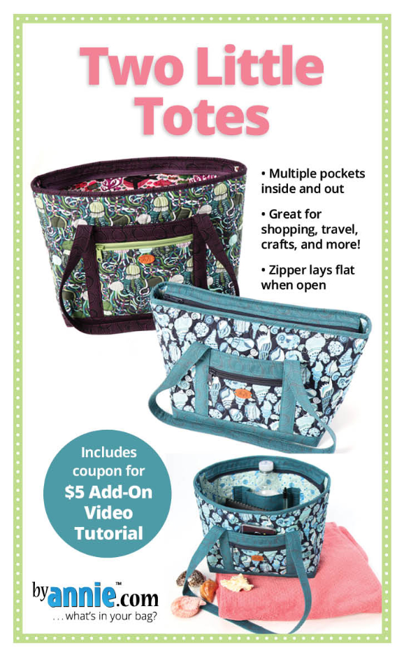 Two Little Totes Pattern - by Annie