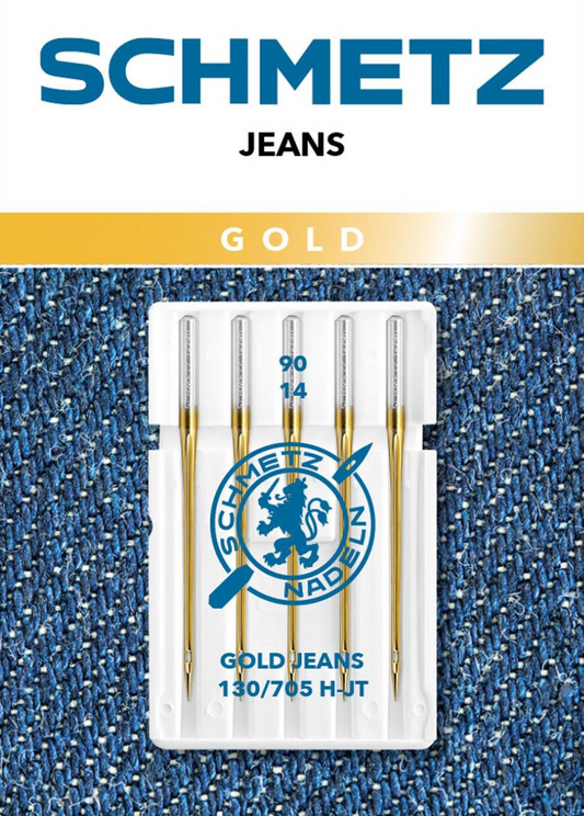 Schmetz - Jeans Gold Needles Pkg of 5 - 90/14