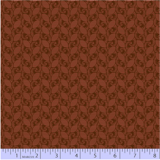 Hill Country Heritage - Red Snails Trail R228428 0511 by Marcus Fabrics
