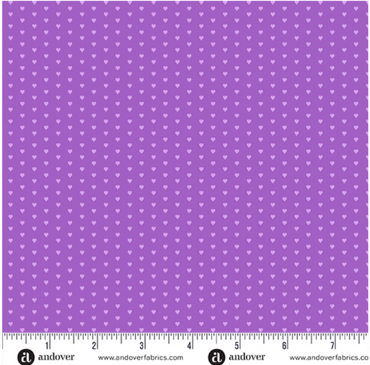 Hearts - Style A Pattern 9149 Color E2 by Andover Fabrics