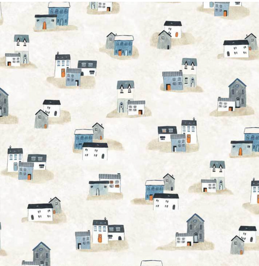 Sailors Rest - Seaside Houses, Sand 04117 by P & B Textiles