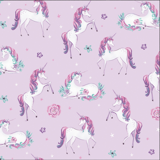 Dreamers - Unicorn Light Pink by Benartex