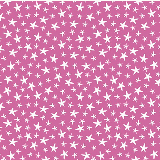 Dreamers - Star Dreaming Pink by Benartex