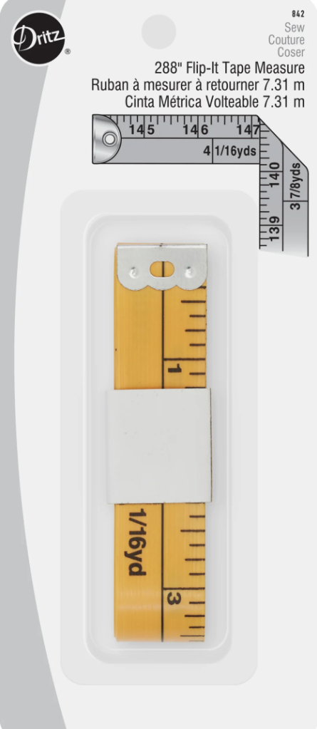 Dritz - Quilter's Flip-It Tape Measure 288'