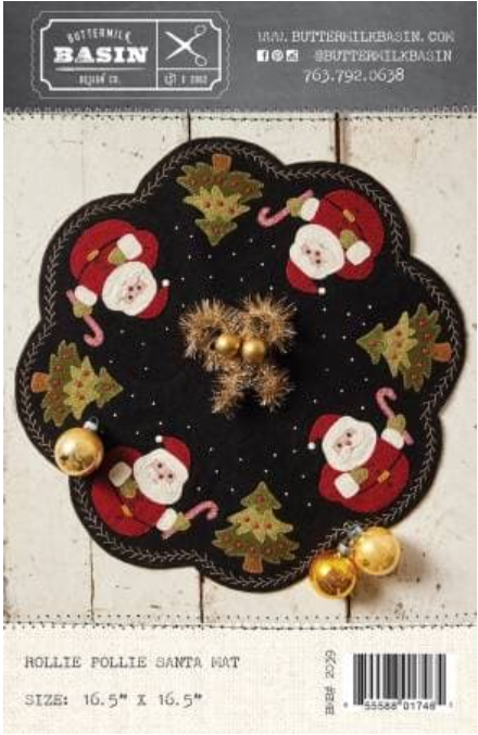 Rollie Pollie Santa Mat by Buttermilk Basin