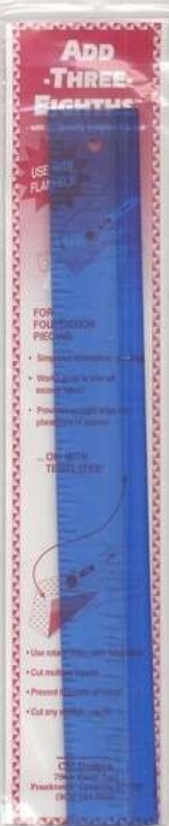 Add-Three-Eighths Ruler by CM Designs