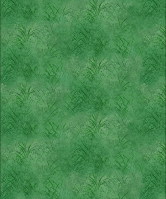 All New England Shop Hop Fabric 2025 PRESALE - Blenders - Grass Texture Forest Green 15128-43 by Benartex