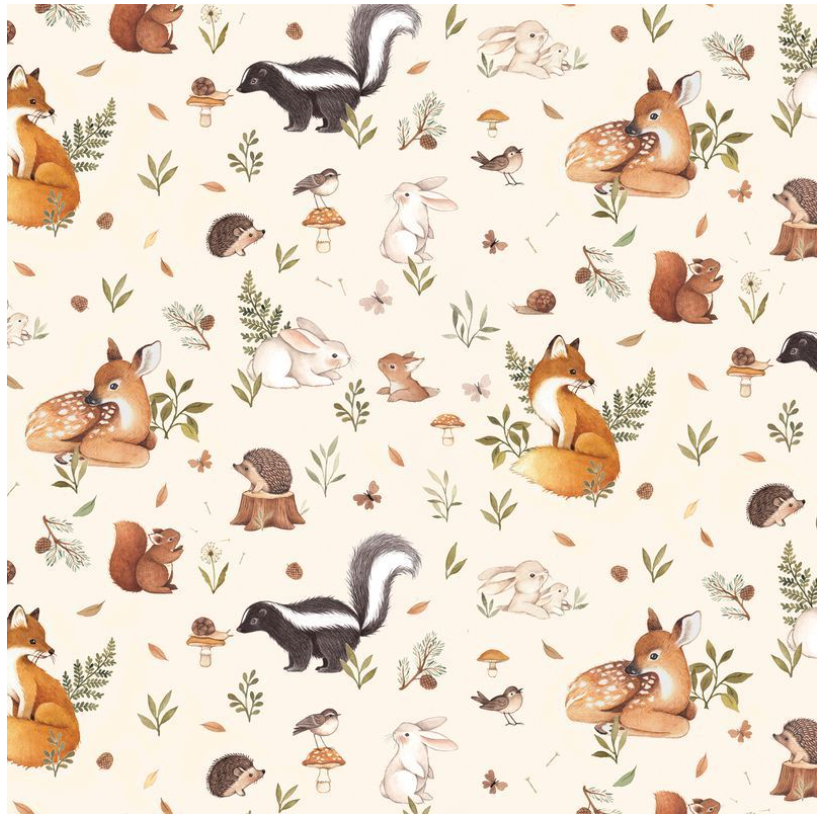 Little Forest - Friends DNS1912 Cream by Dear Stella
