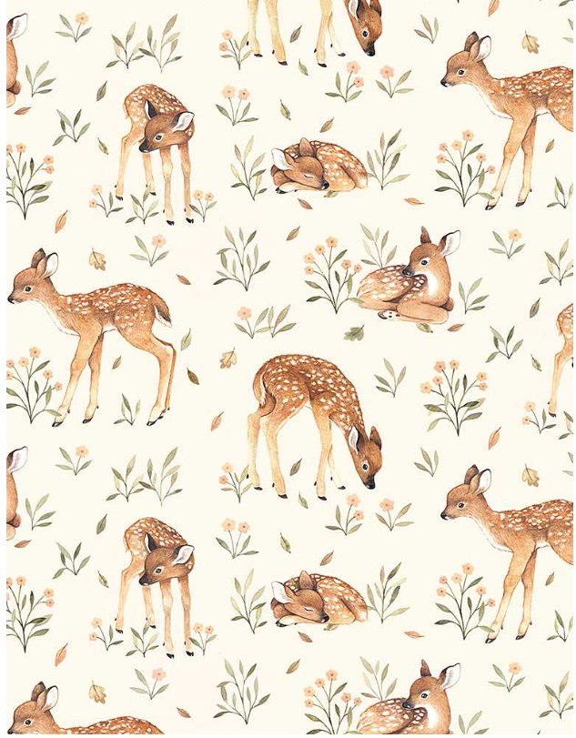 Little Forest - Little Fawn DNS1905 Cream by Dear Stella