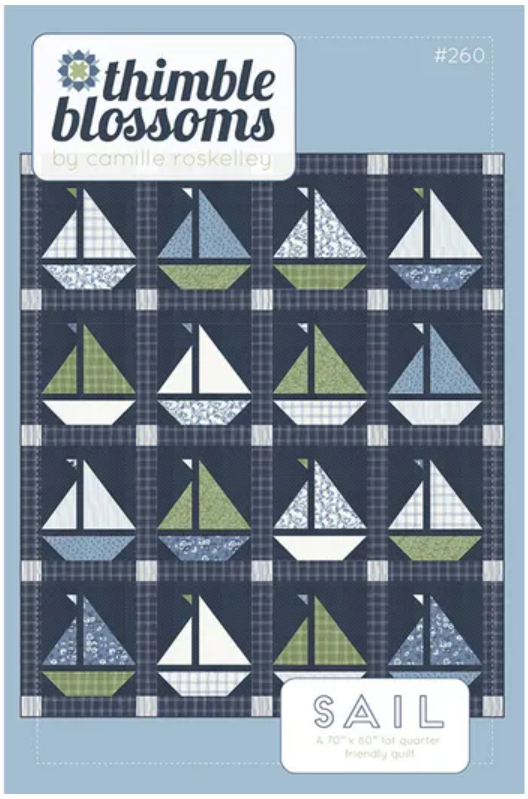 Sail Quilt Pattern 260 by Caille Roskelley for Moda Fabrics