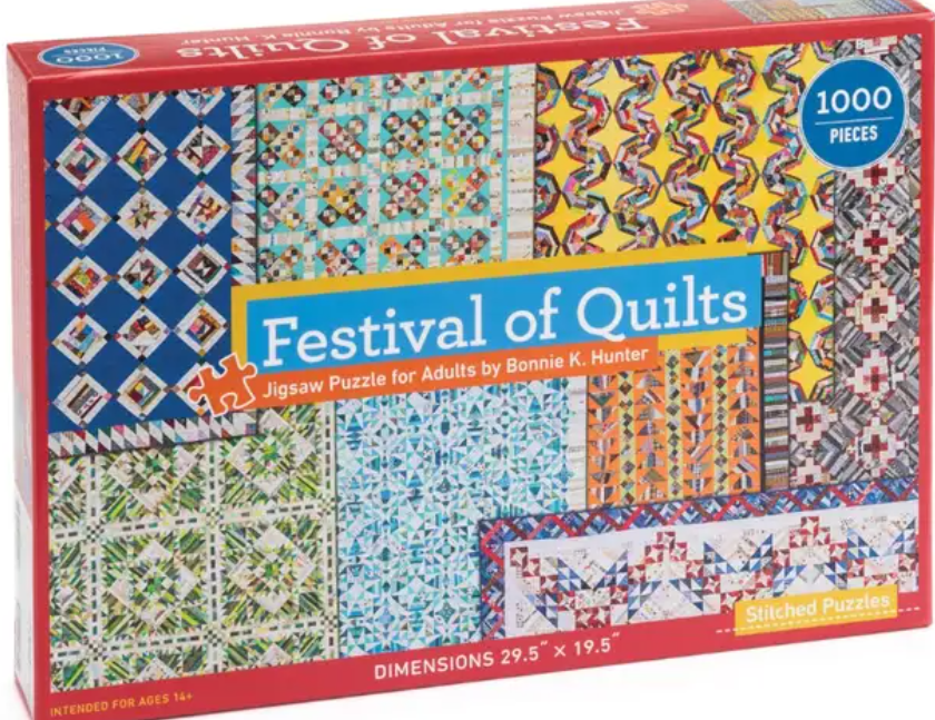 Puzzle - Festival of Quilts - Jigsaw Puzzle for Adults by Bonnie K. Hunter for C & T Publish
