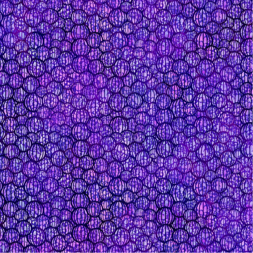 Allure - Purple Lanterns 6ALR-3 by Jason Yenter for In the Beginning Fabrics