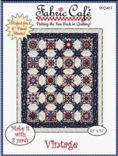 Fabric Cafe - Vintage - 3 Yard Quilt