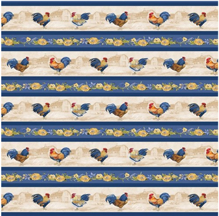 Morning Serenade - Repeating Stripe Multi 39863 425 by Wilmington Prints
