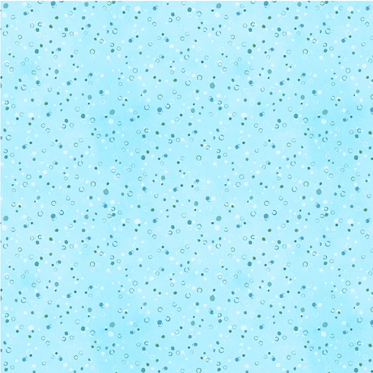 Underwater Wonders - Bubbles All Over Light Blue 36297 470 by Wilmington Prints