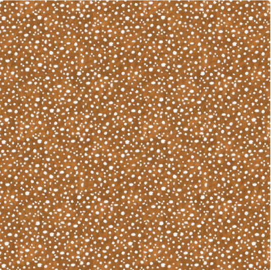 Savor the Gnoment - Brown Mushroom Dots 39724 221 by Wilmington Prints