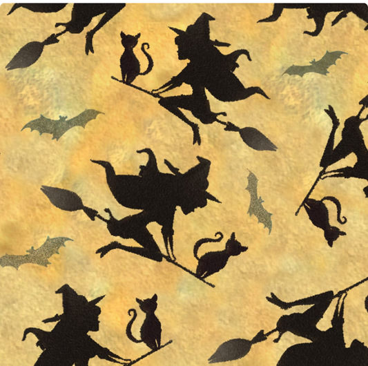 Flying Witches - 21070 by Spring Creative Fabric