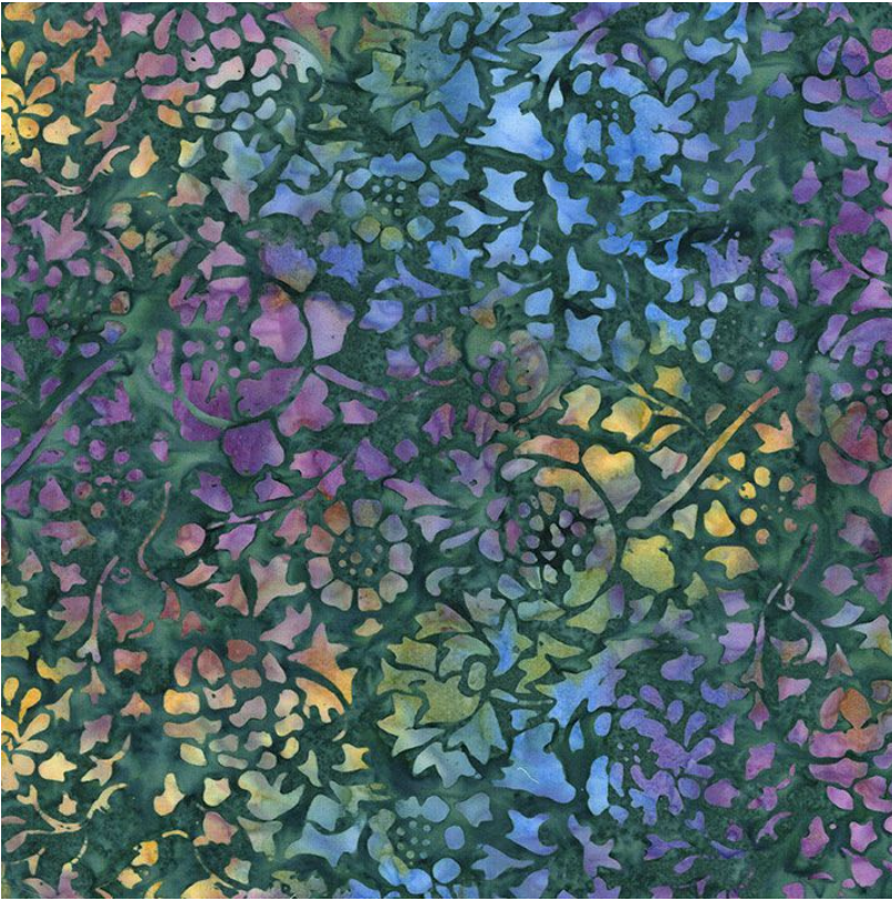 Tonga Batiks - Painted Floral Promenade B3647 by Timeless Treasures