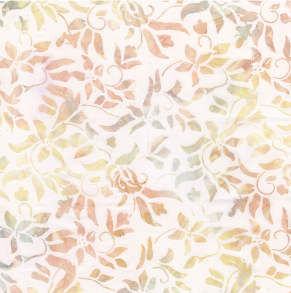 Tonga Batiks - Simple Abstract Flowers Scone B1526 by Timeless Treasures