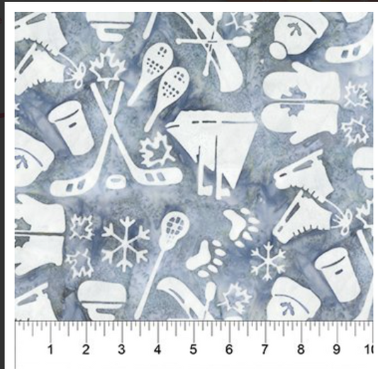 Outdoor Adventure - Tossed Sports Smoke 83300-92 by Banyan Batiks